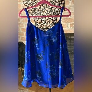 Torrid Royal Blue Floral Camisole